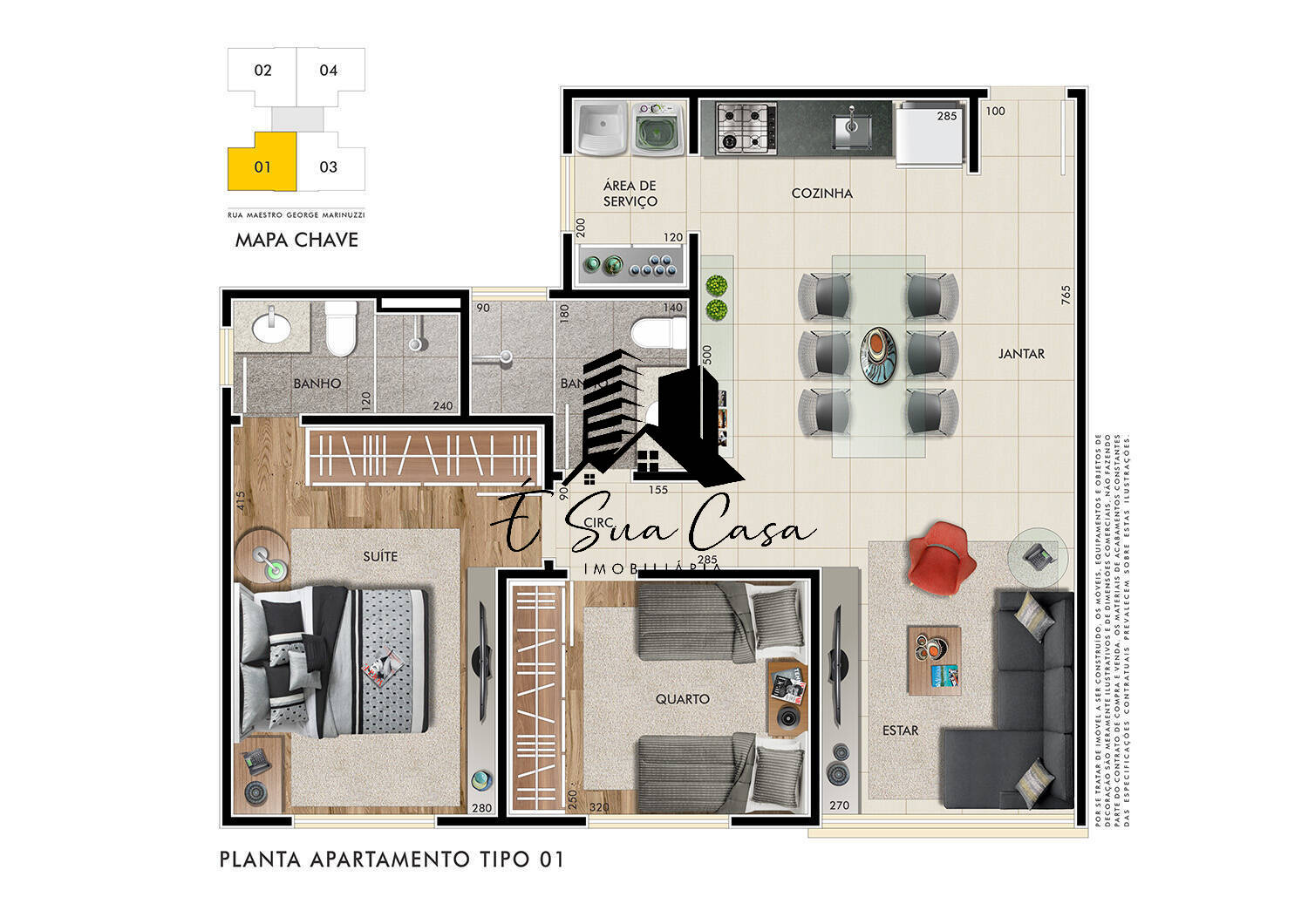 Apartamento à venda com 2 quartos, 65m² - Foto 10