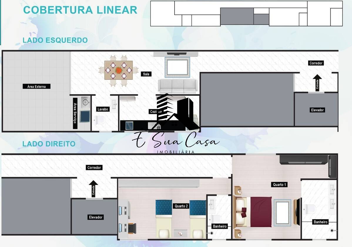 Cobertura à venda com 2 quartos, 97m² - Foto 4