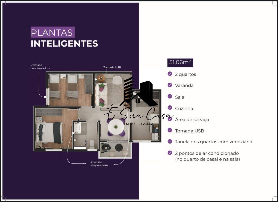 Apartamento à venda com 2 quartos, 48m² - Foto 10