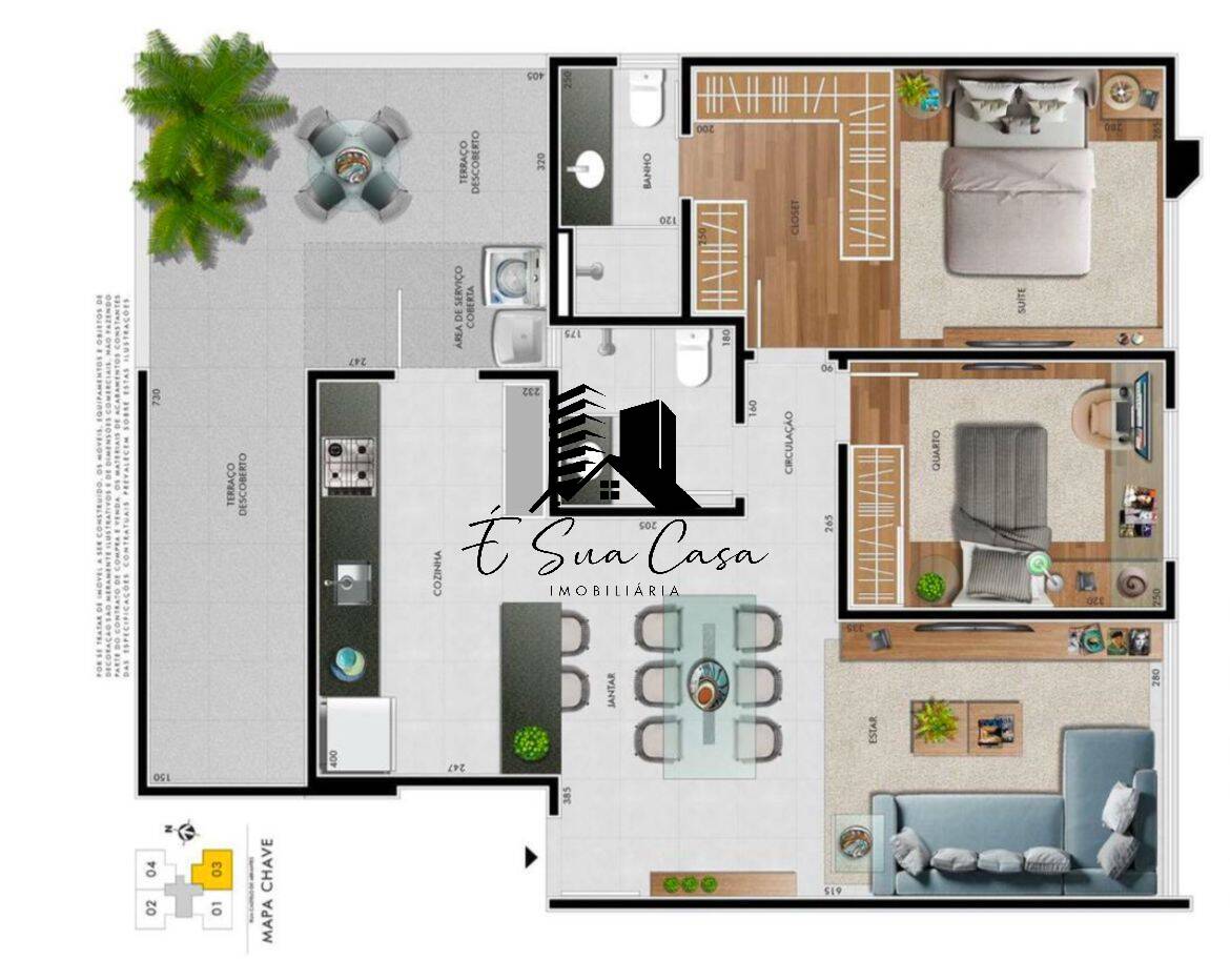 Apartamento à venda com 2 quartos, 78m² - Foto 6