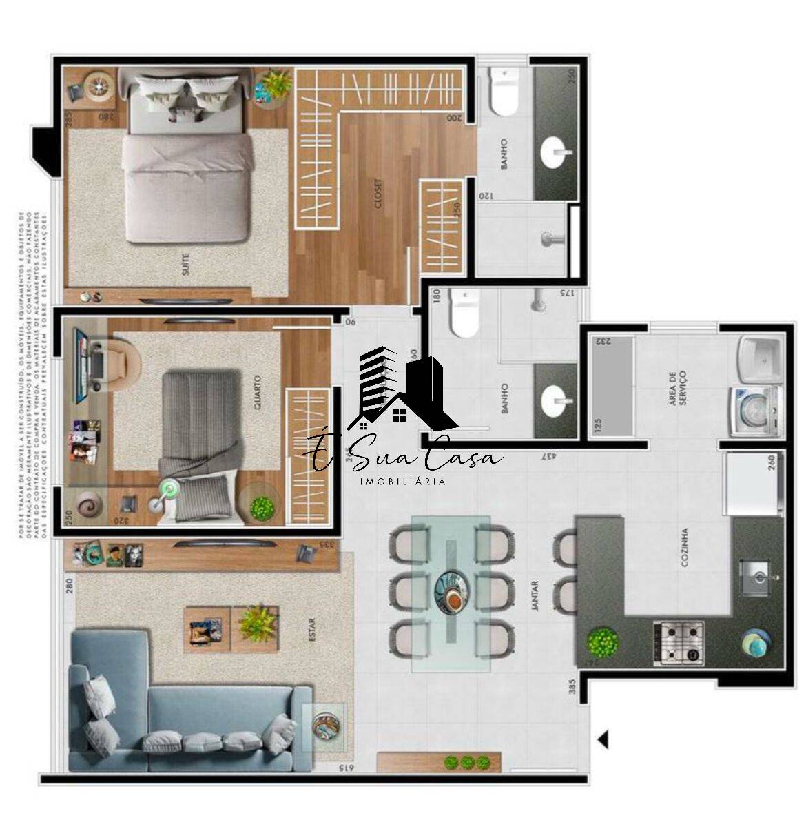 Apartamento à venda com 2 quartos, 67m² - Foto 9