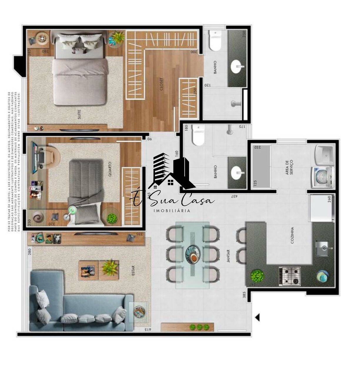 Apartamento à venda com 2 quartos, 67m² - Foto 7